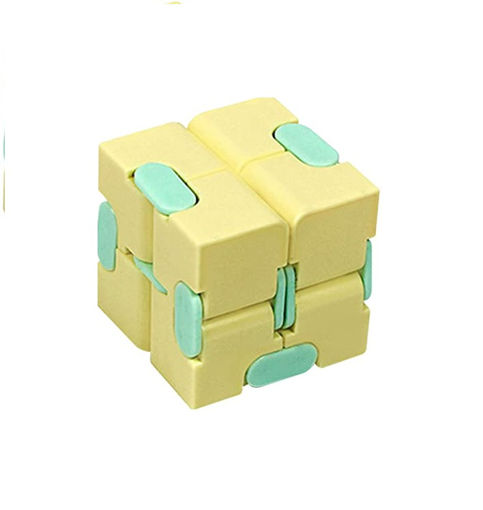 Picture of INFINITY CUBE FIDGET YELLOW